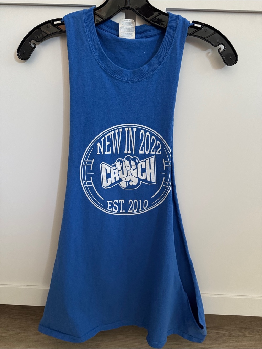 Blue Graphic Tank Top - Men's Athletic Sleeveless Shirt